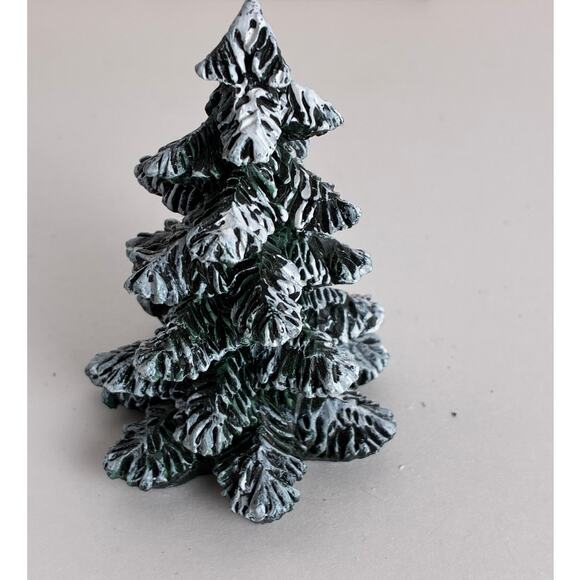 Dept. 56 Christmas Tree Village Pole Pine cold Cast Porcelain Box 3 Sizes - Picture 8 of 10